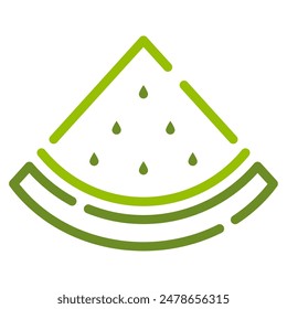 Watermelon icon for web, app, infographic etc