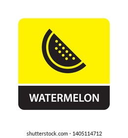 Watermelon icon for web and mobile