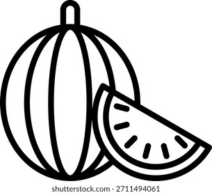 Icono de sandía para su proyecto