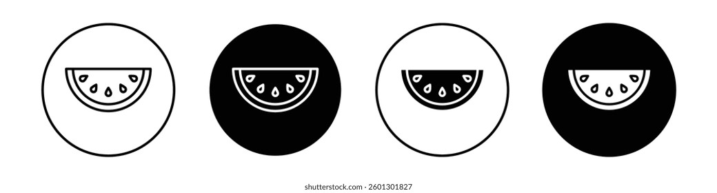 Watermelon icons vectors graphics collection