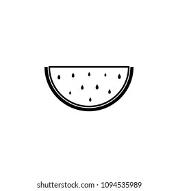 Watermelon icon,vector illustration. Flat design style. vector watermelon icon illustration isolated on White background, watermelon icon Eps10. watermelon icons graphic design vector symbols.