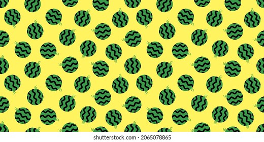 Watermelon illustration background. Seamless pattern.Vector. 