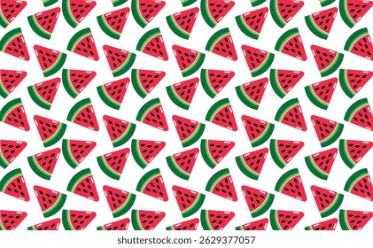 Watermelon, illustration, clipart, fruit, for background designers, pattern