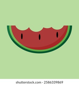 watermelon illustration for your design needs. with vector format suitable for web, poster, social media post etc.