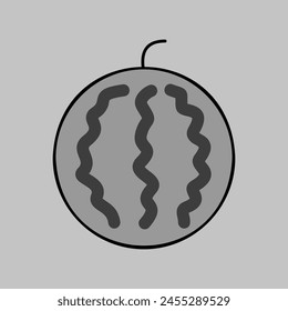 Watermelon isolated icon. Agriculture sign. Graph symbol for your web site design, logo, app, UI. Vector illustration, EPS10.