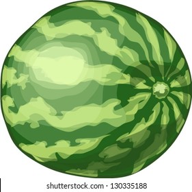Watermelon isolated on a white background.