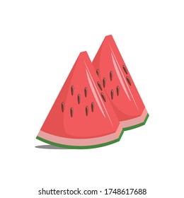 watermelon isolated on white background