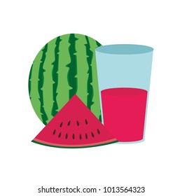 Watermelon and juice design