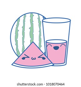 Watermelon and juice design