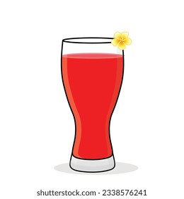 Watermelon juice. Watermelon slice.
Watermelon flavored drink. Watermelon vector cartoon icon design illustration