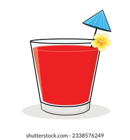 Watermelon juice. Watermelon slice.
Watermelon flavored drink. Watermelon vector cartoon icon design illustration