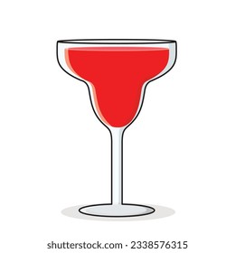 Wassermelonensaft. Wassermelonscheibe.
Wassermelonartiges Getränk. Watermelon-Vektorgrafik-Symbol, Design-Illustration