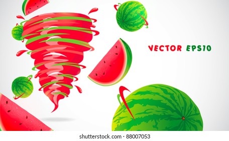 watermelon with juicy twister