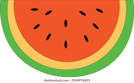 A watermelon is a large, juicy fruit,  green rind and sweet, refreshing red or yellow flesh filled with black or white seeds. it is composed of about 90% water. It is commonly enjoyed fresh, in fruit