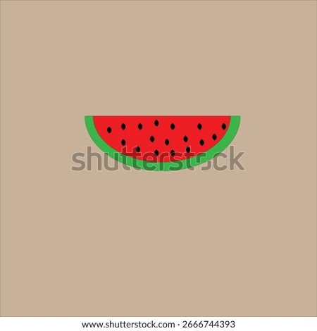 Watermelon is a large, sweet, and refreshing fruit with a hard green rind and juicy red or pink flesh inside.