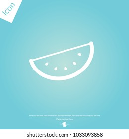 Watermelon line icon