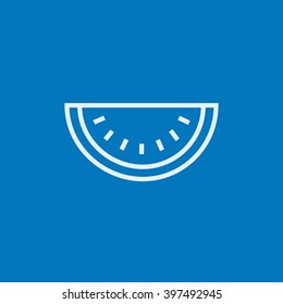 Watermelon line icon.