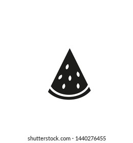 Watermelon line icon on white background, vector, illustration, eps file
