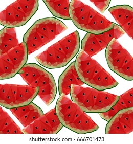 Watermelon lined texture vector. Fruits food colorful