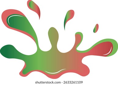 Watermelon Liquid Splash Vector Illustration