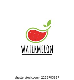 Watermelon Logo Design Concept Vector. Fresh Fruit Logo Design Template