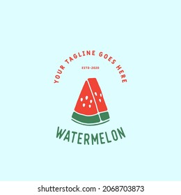 Watermelon Logo design template. Badges and design elements for anything business. vector illustration.