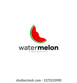 Watermelon Logo Fruit Template Logo Design