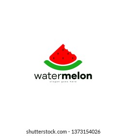 Watermelon Logo Fruit Template Logo Design