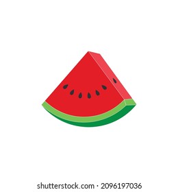 watermelon logo icon design template vector