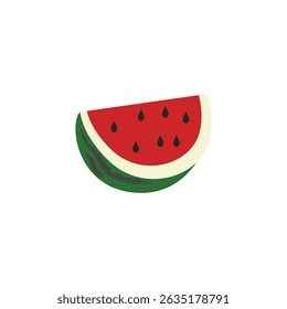 watermelon logo icon illustration flat