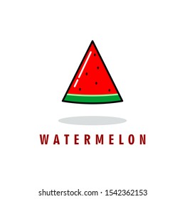 Watermelon Logo Icon Vector Ilustration