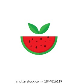 watermelon logo template icon design