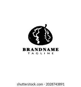watermelon logo template icon design modern vector illustration