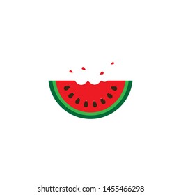 Watermelon logo vector icon template