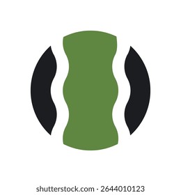 Ilustración de Plantilla de icono de Vector de logotipo de sandía