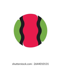 Watermelon Logo Vector Icon Template Illustration