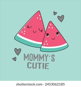 WATERMELON LOVE MOMMY ART FASHION