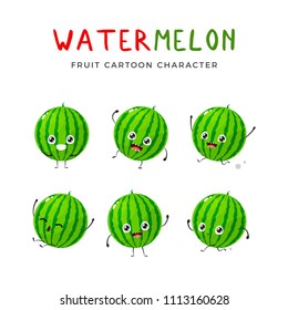 Watermelon mascot collection