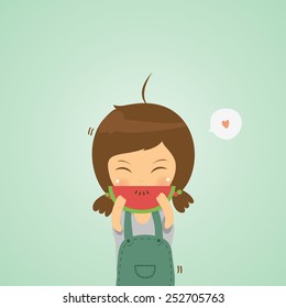 watermelon and me