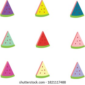 watermelon Multicolored So beautiful  Delicious