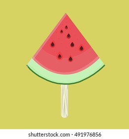  watermelon on a stick flat
