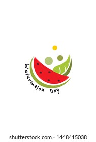 Watermelon on a white background