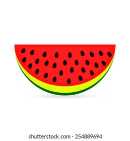 watermelon on white background