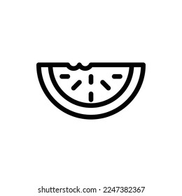 Watermelon Outline Icon. Watermelon Icon