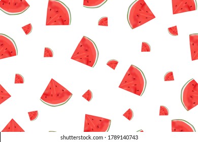watermelon pattern is a background