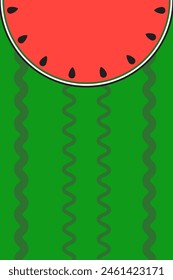 watermelon pattern background bright colors in summer
