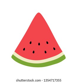 Watermelon Pattern Background, Cute Vector illustration, cartoon logo and icon