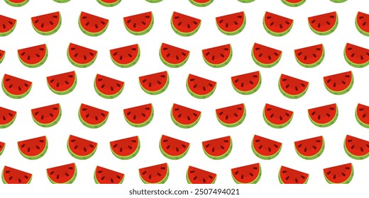 watermelon pattern Background. flat illustration watermelon background. seamless pattern watermelon. watermelon flat illustration background.