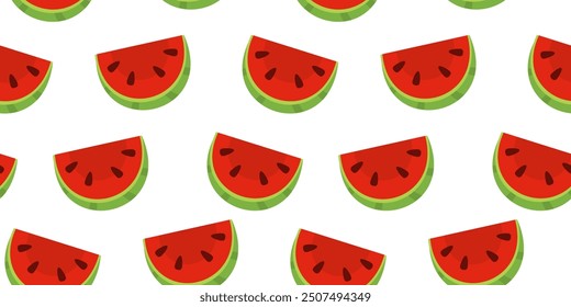 watermelon pattern Background. flat illustration watermelon background. seamless pattern watermelon. watermelon flat illustration background.