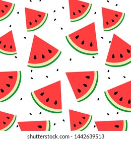 watermelon pattern background illustrtion vector